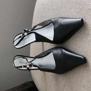 BCBG Girls Slingback Heels Black 8.5